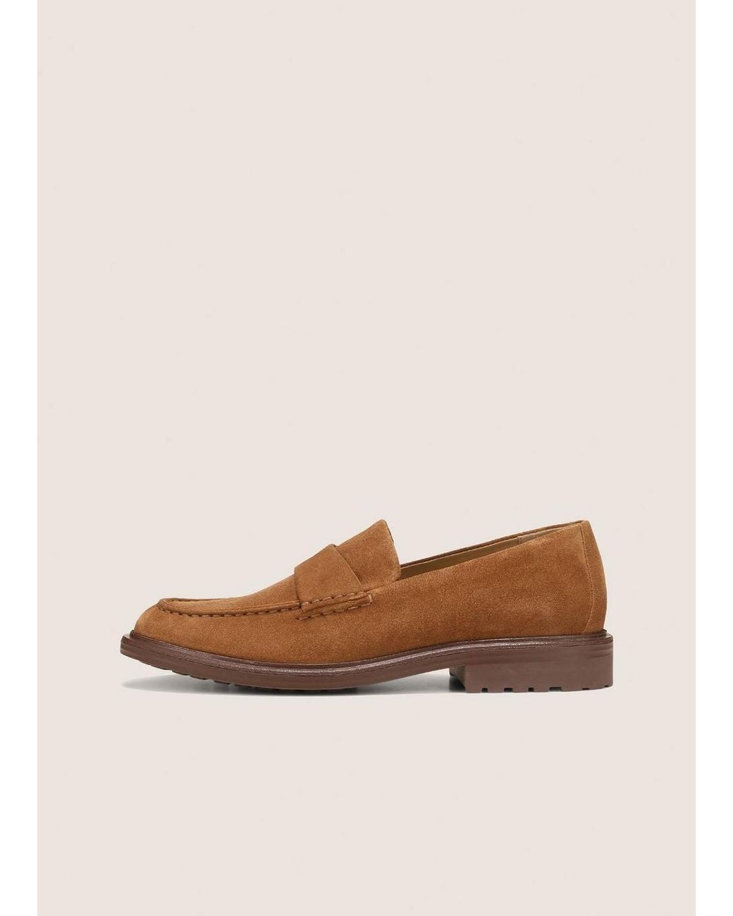 Vince Natural Donovan Suede Loafer for men
