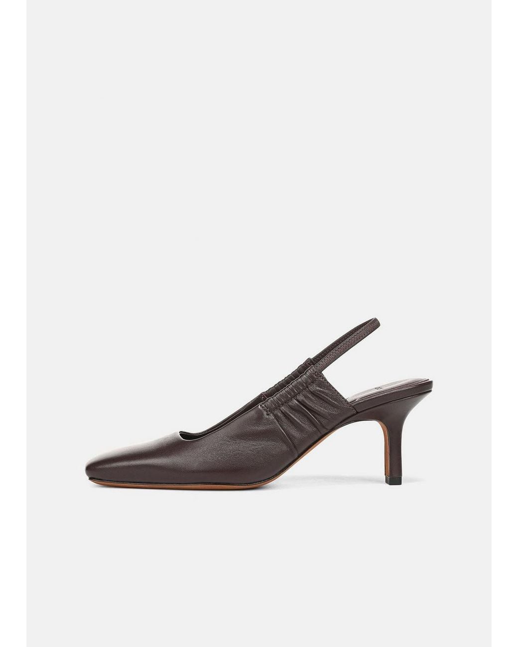 Vince Natural Venice Leather Slingback Heel