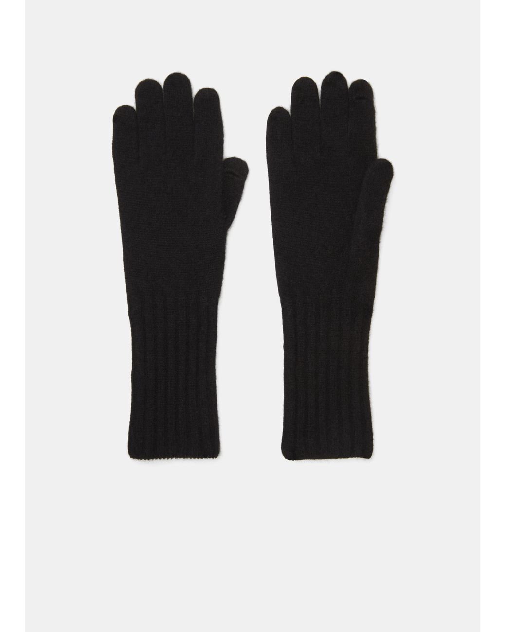 Vince Cashmere Gloves in Black - Lyst