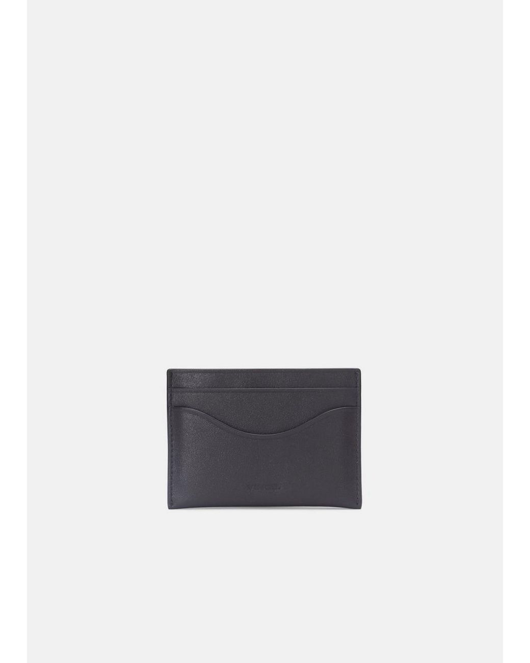 Vince Gray Nappa Leather Cardholder for men