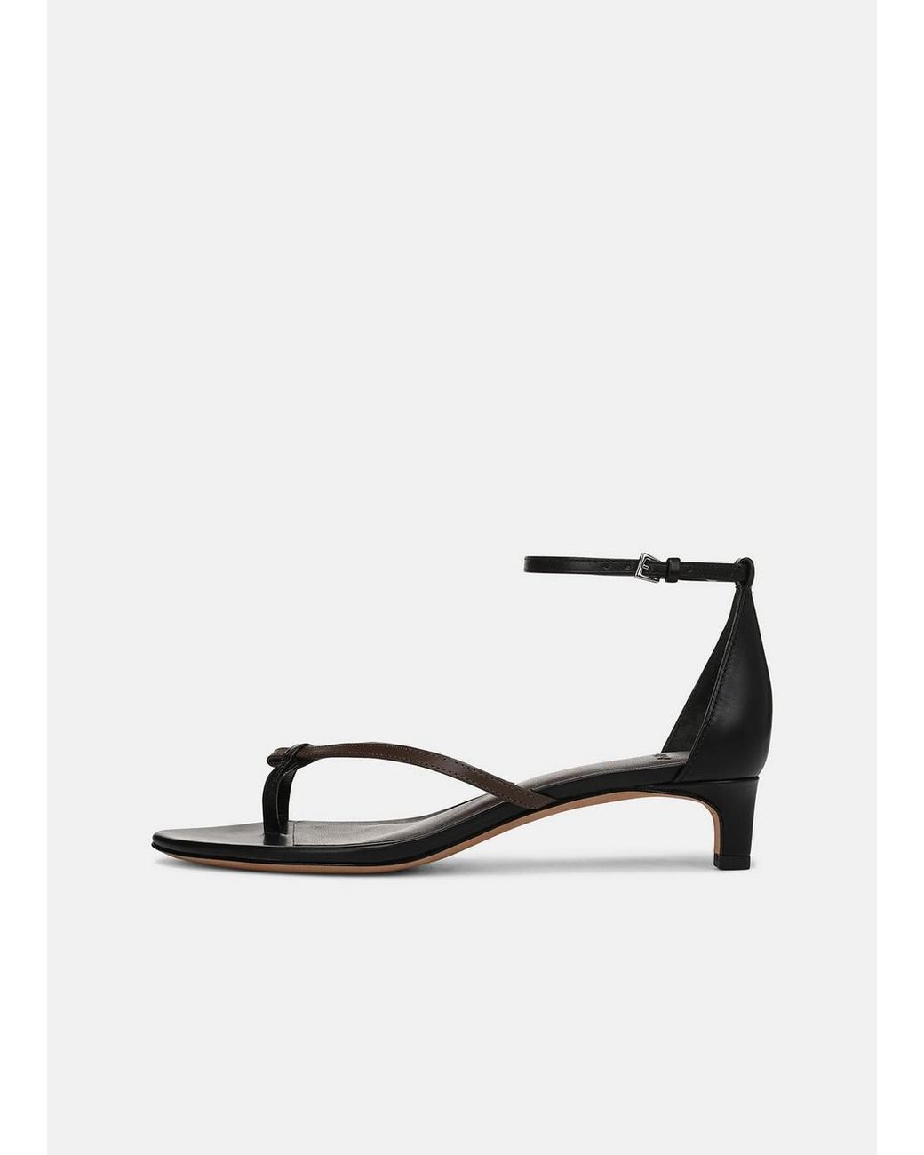 Vince White Siri Leather Heeled Sandal