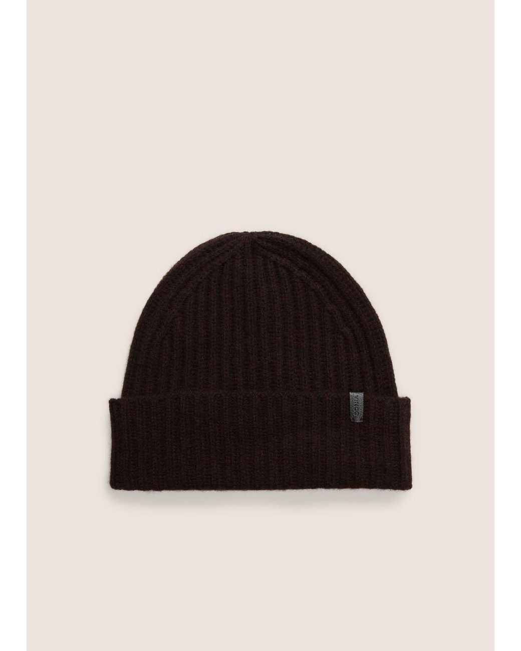 Vince Black Plush Cashmere Chunky-Knit Beanie