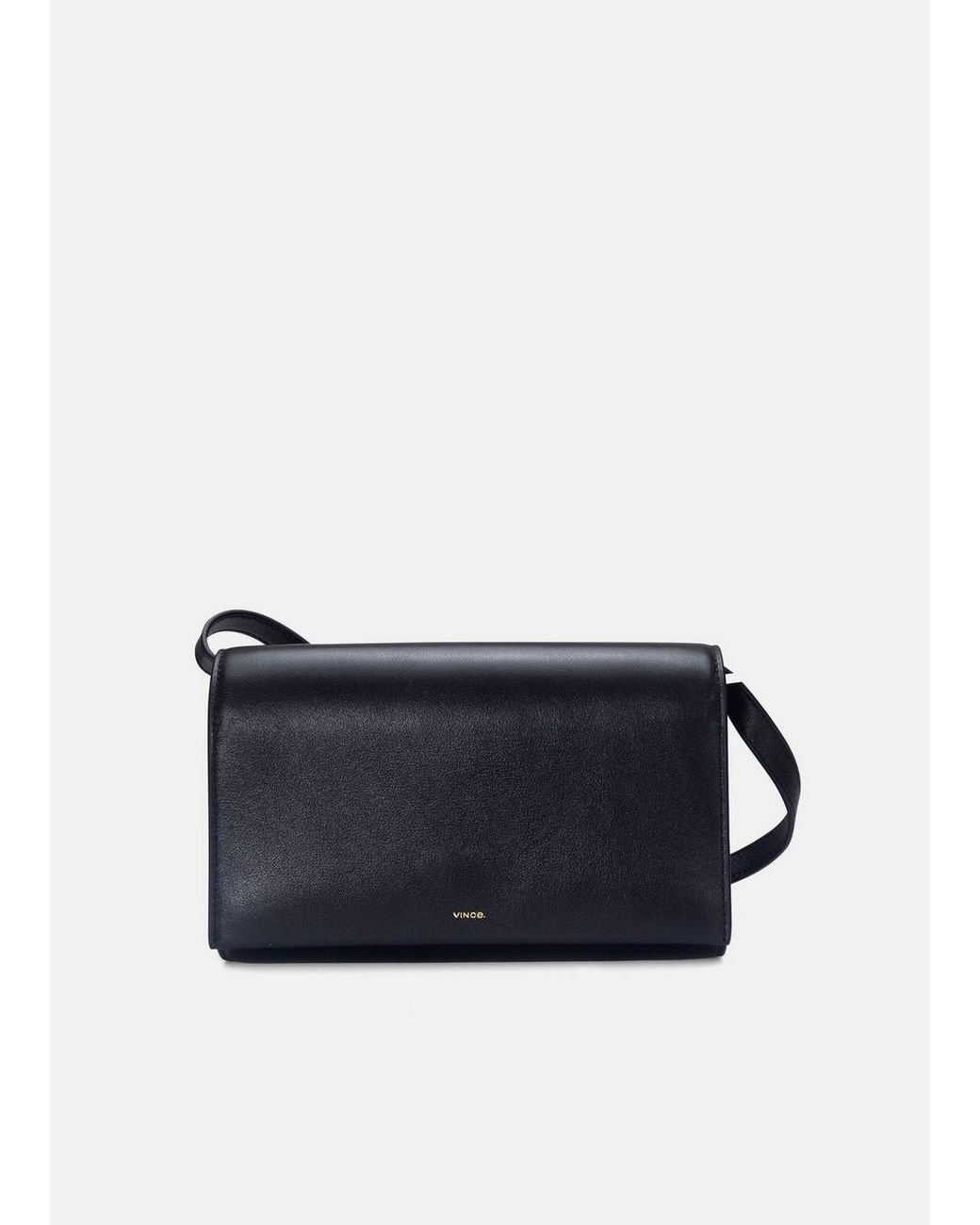 Vince Blue Nappa Leather Crsbody Wallet
