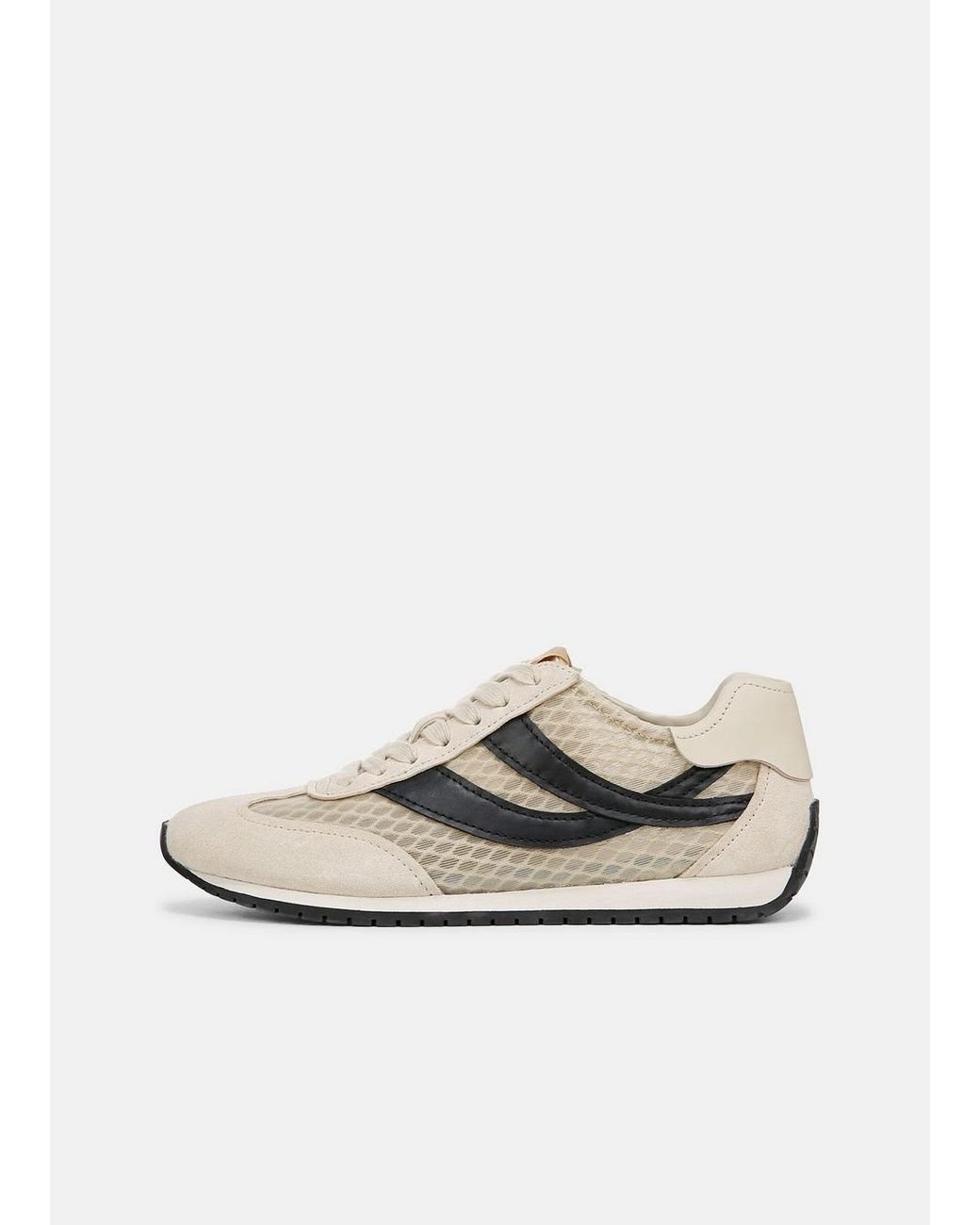 Vince White Oasis Mesh & Leather Runner Sneaker