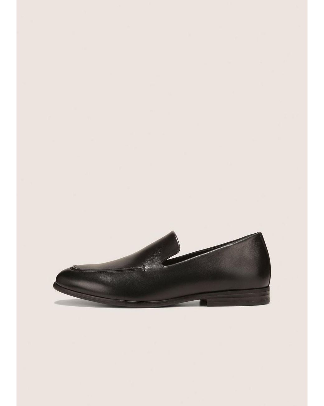 Vince Black Ivan Leather Loafer for men