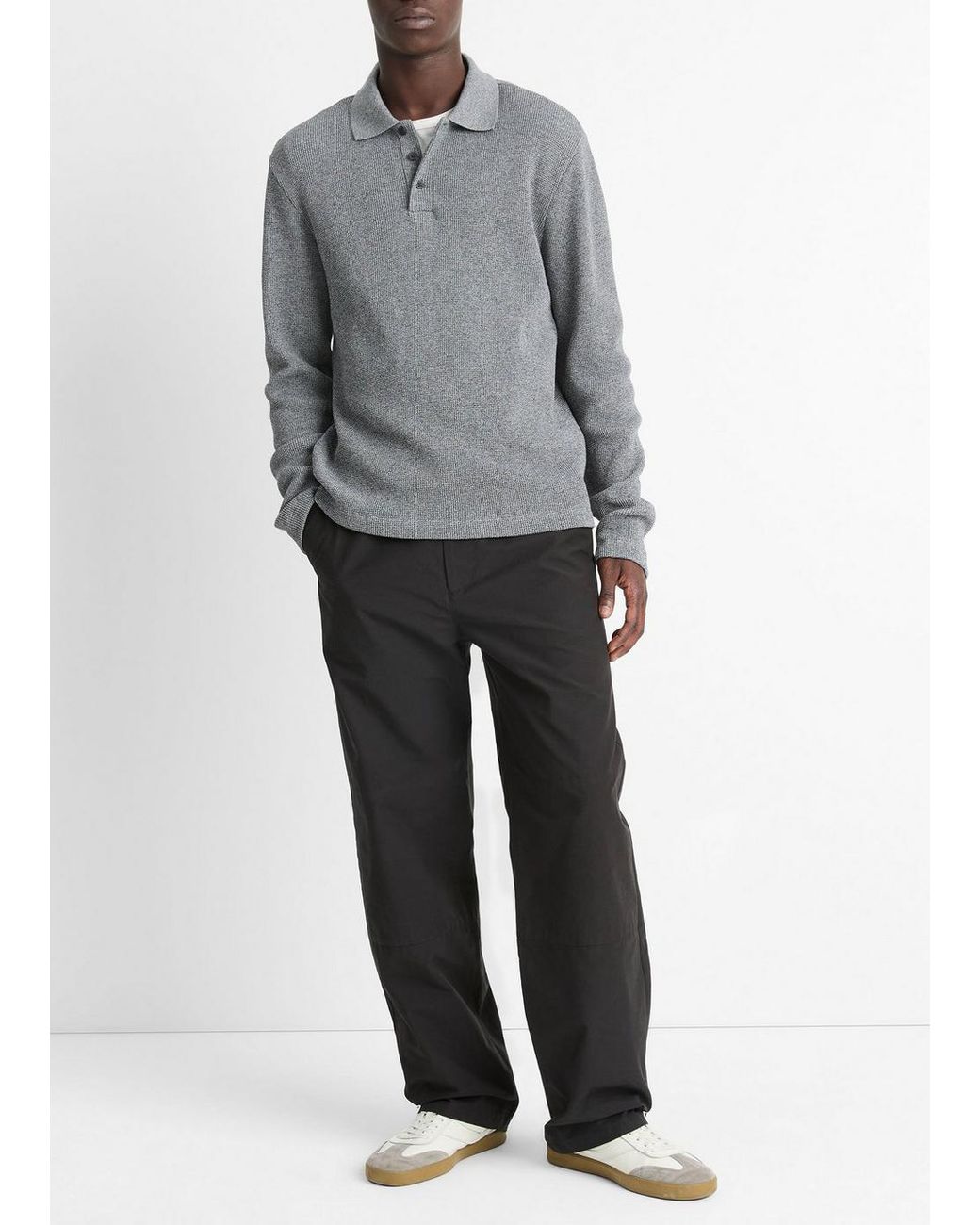 Polo thermal long sleeve shirt discount