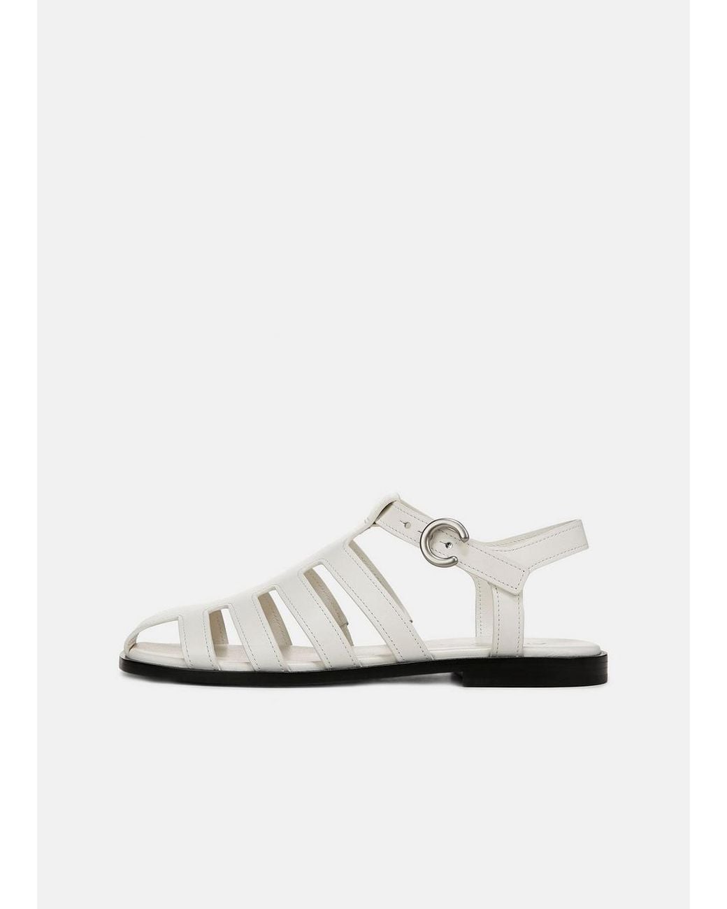 Vince White Melina Leather Fisherman Sandal