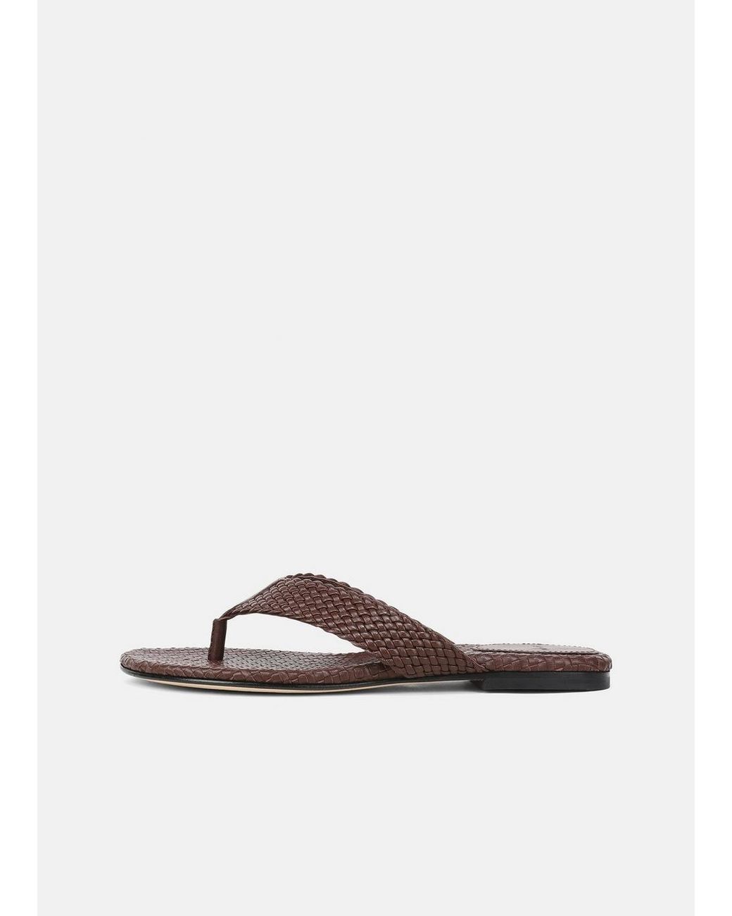Vince White Lotus Leather Sandal