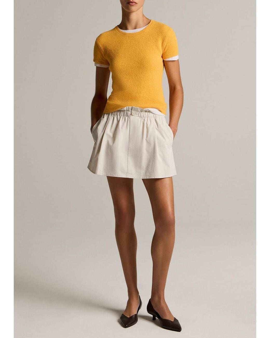 Vince Multicolor Cotton Pull-On Skort