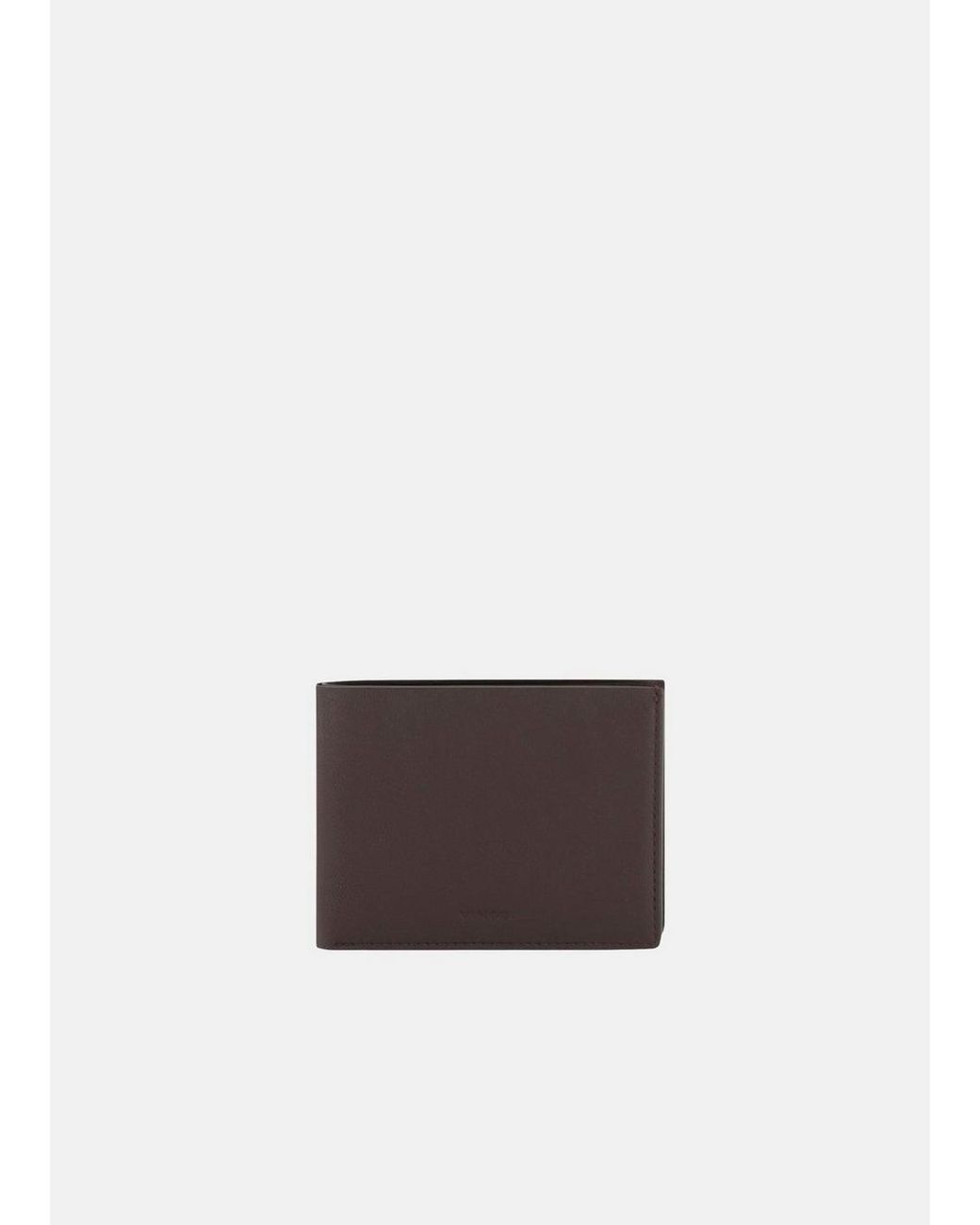 Vince White Nappa Leather Bifold Wallet for men