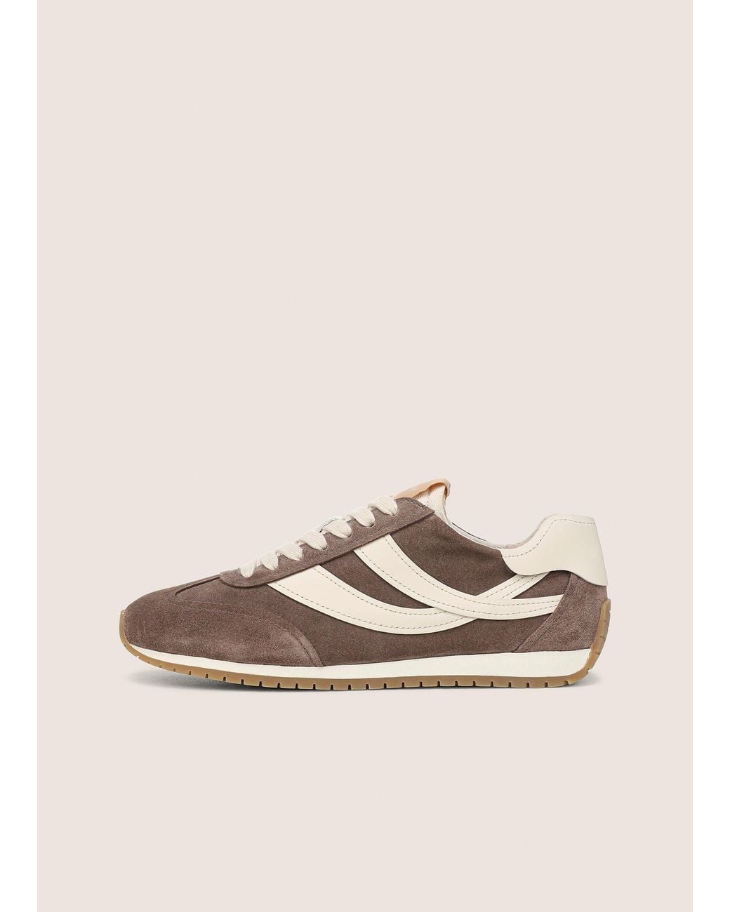 Vince Natural Oasis Suede & Leather Runner Sneaker