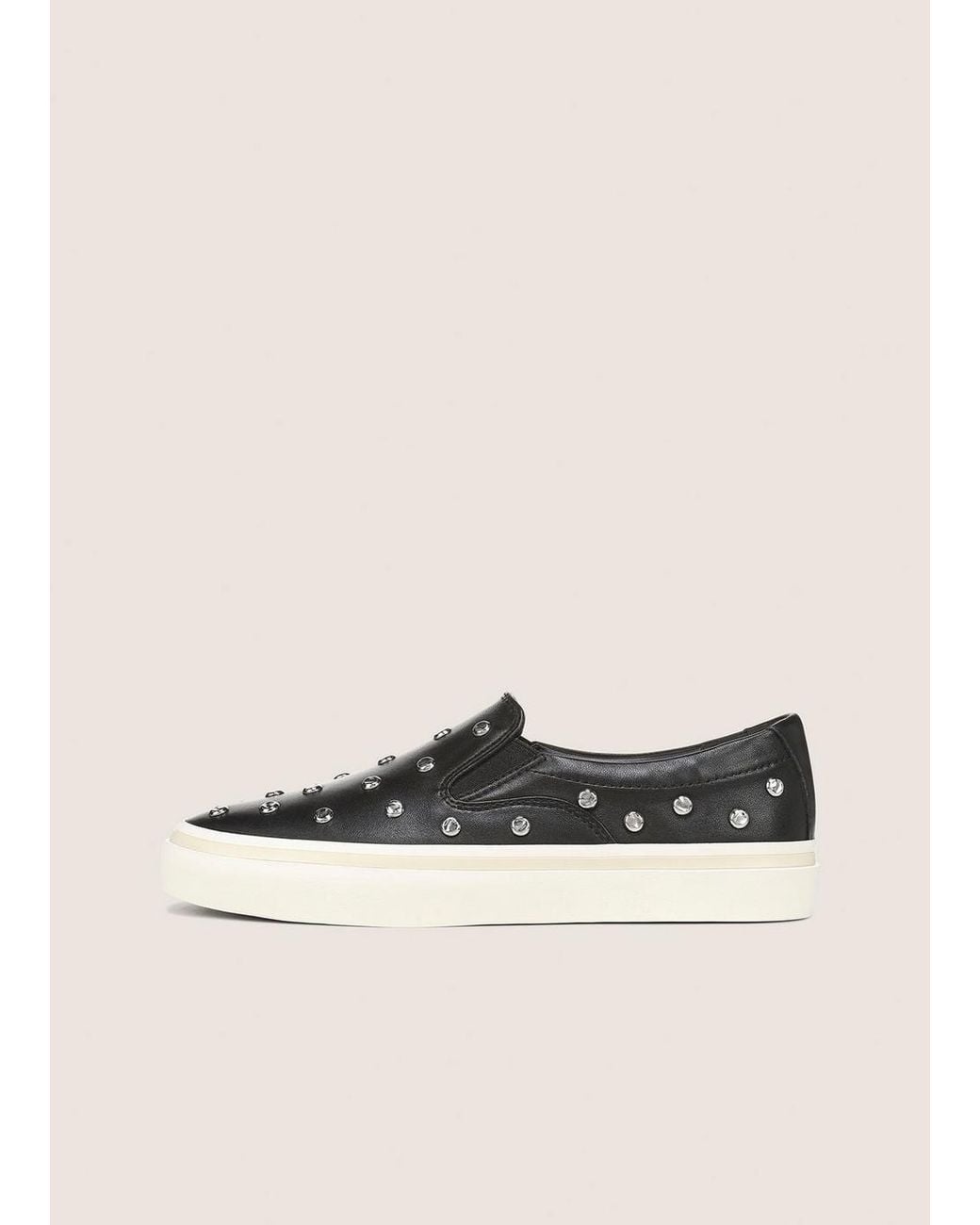 Vince Natural Blair Studded Leather Sneaker