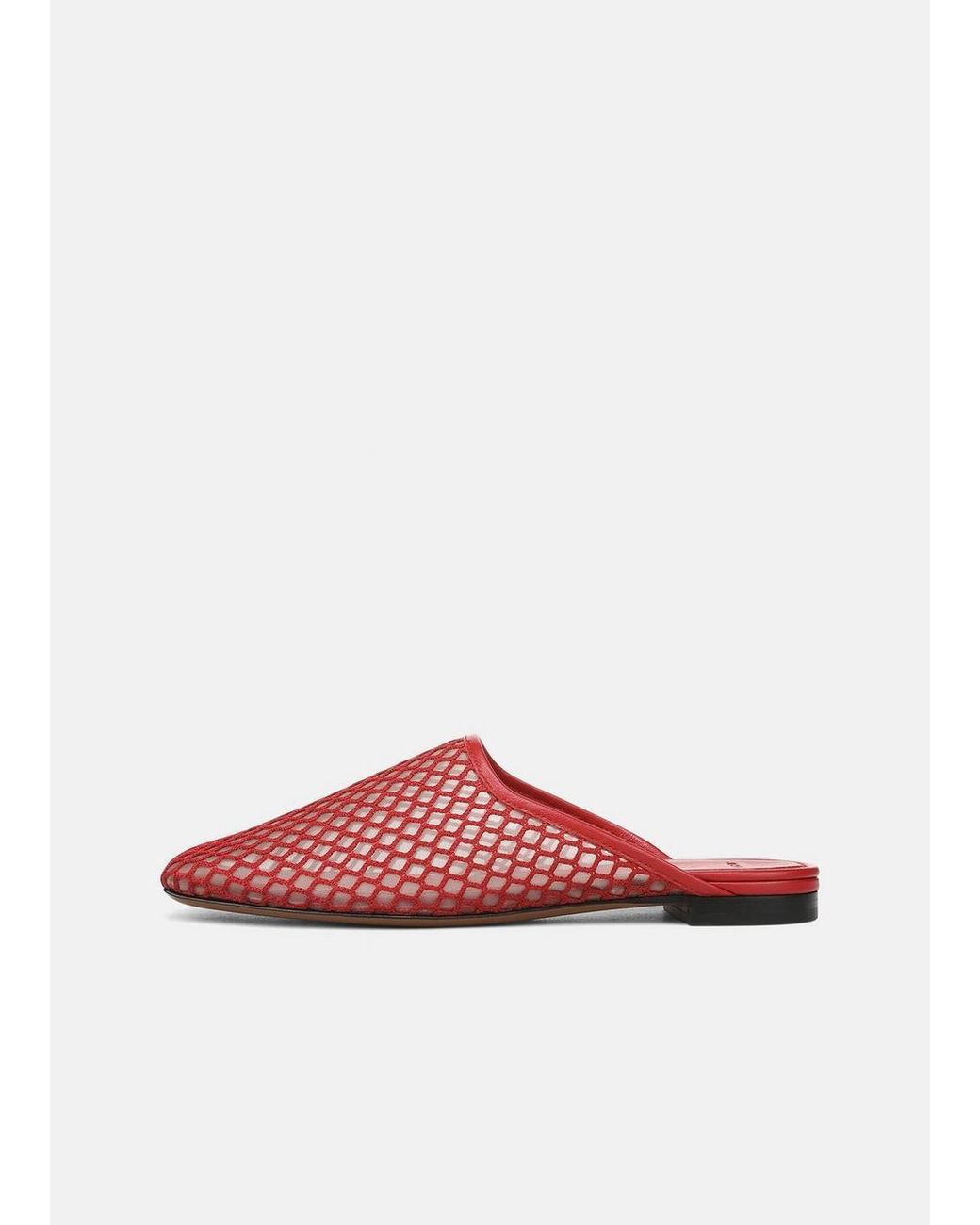 Vince Red Dakota Netted Mule