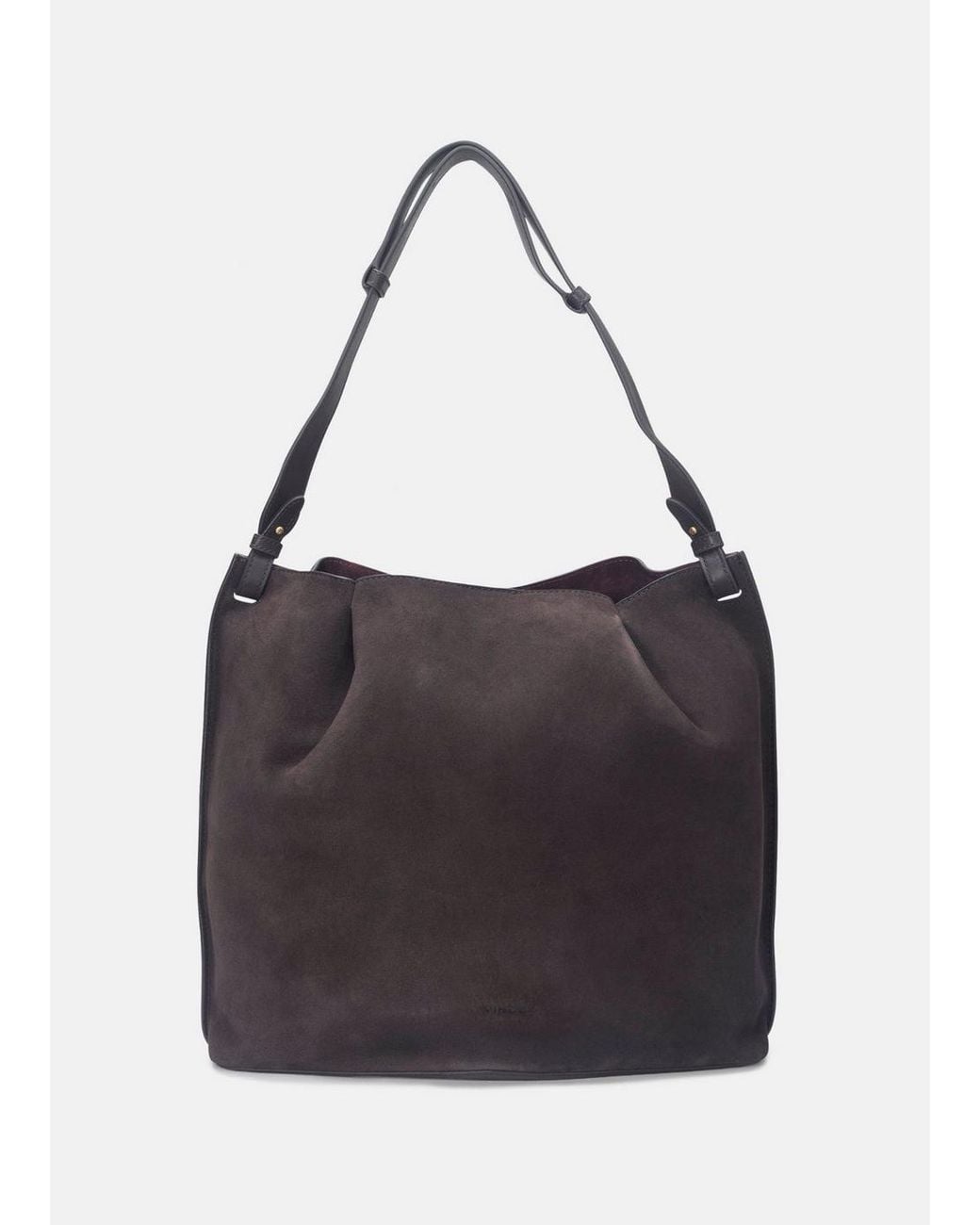 Vince Black Ava Leather Bucket Bag