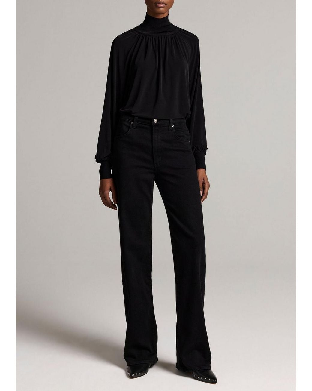 Vince Black Citizens Of Humanity Annina Straight-Leg Jean