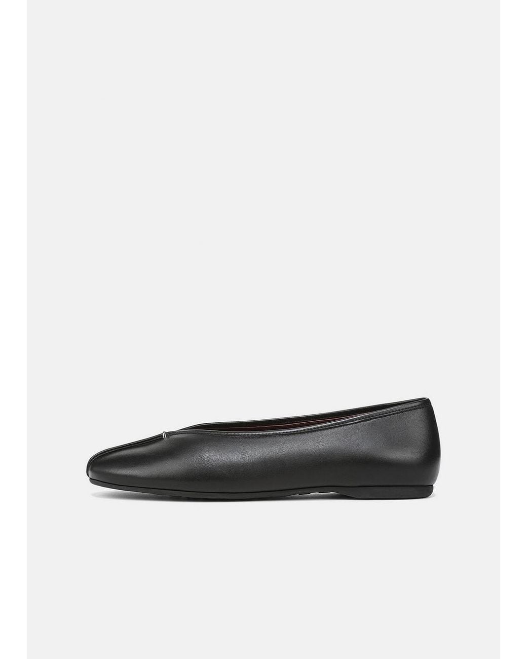 Vince White Ori Leather Flat