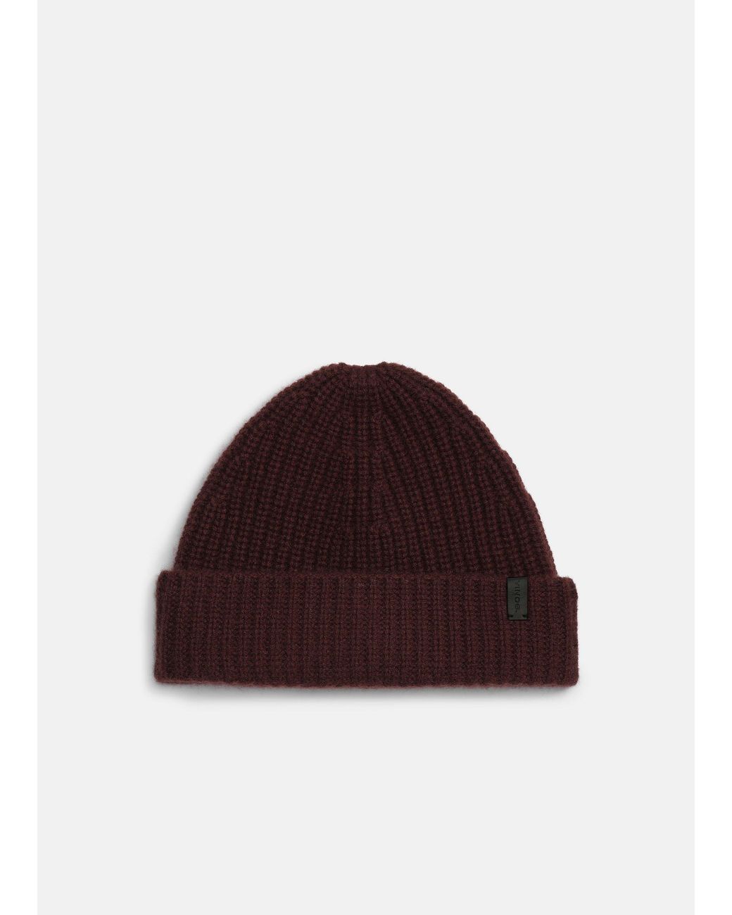 Vince Brown Cashmere Shaker-Stitch Beanie for men