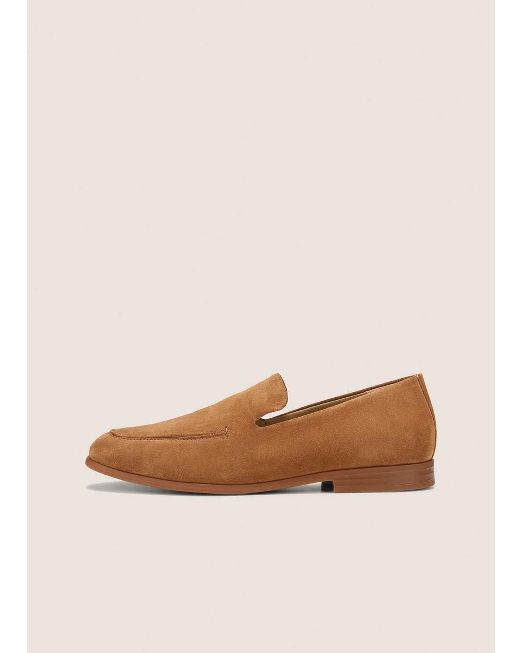 Vince Natural Ivan Suede Loafer for men