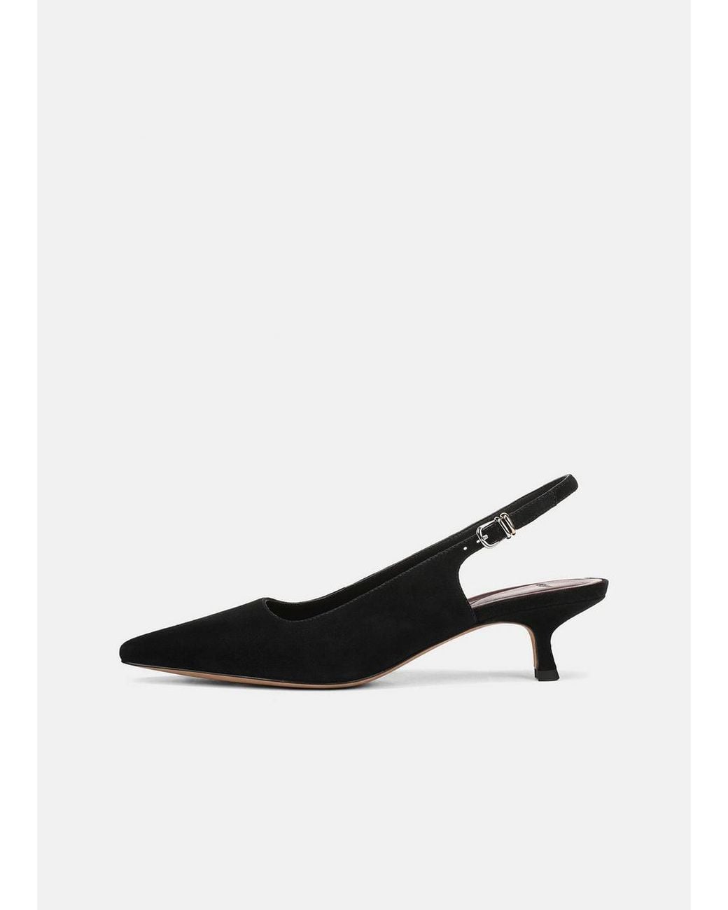 Vince White Sabra Suede Slingback Heel