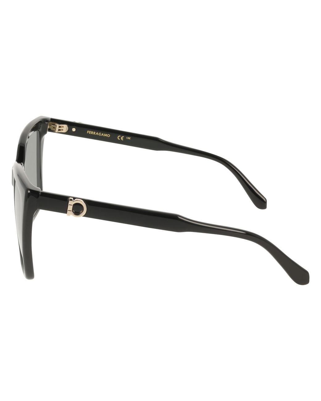 Ferragamo Black Sf2085Se 001 Sunglasses Acetate Squared Normal