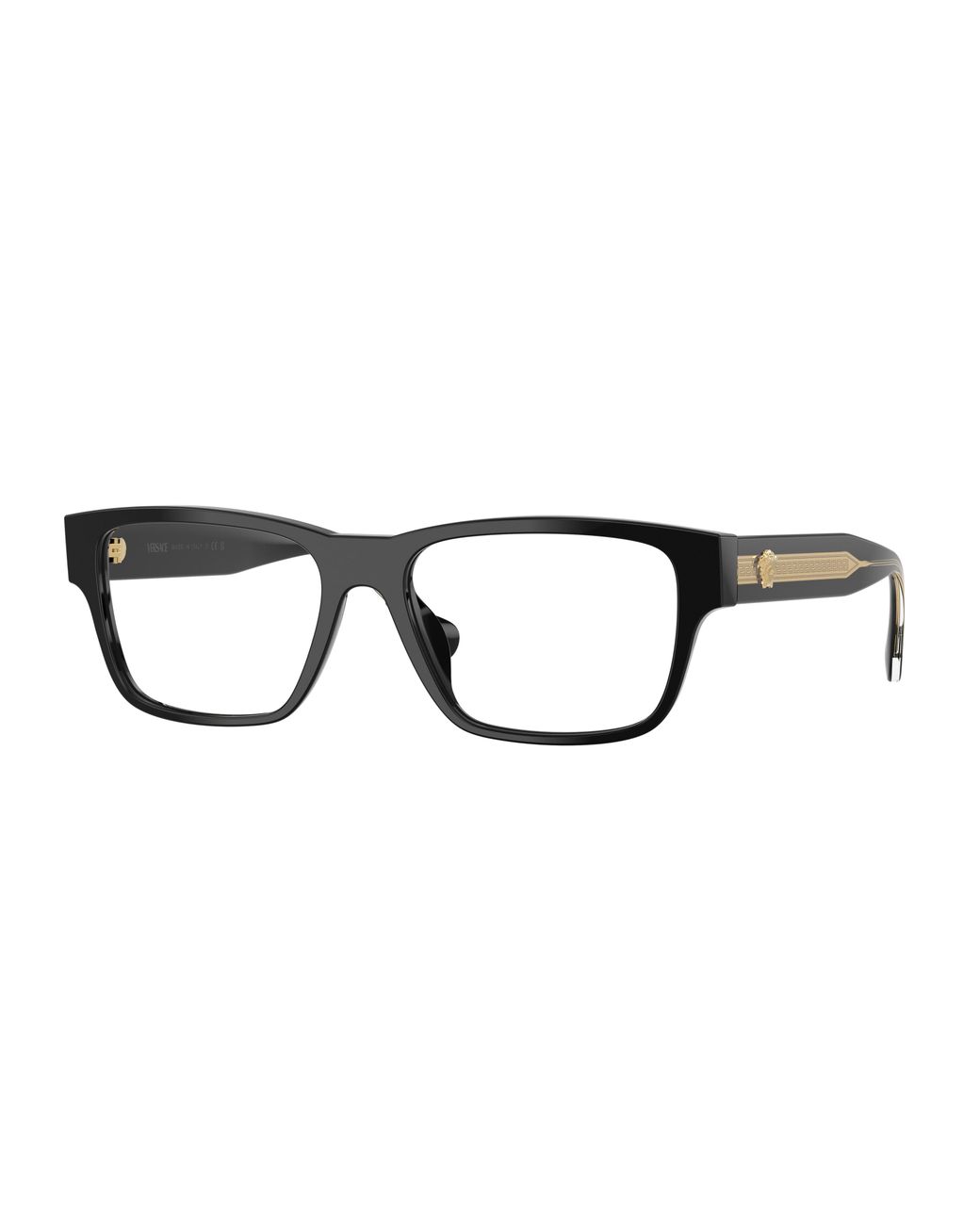 Versace Black Ve3390U Gb1 Optical Frames Acetate Transparent Squared Normal for men
