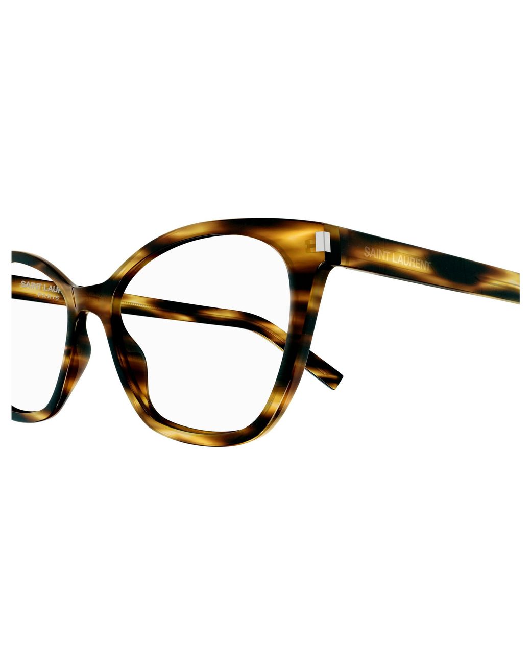 Saint Laurent Black Sl 287 Slim 007 Optical Frames Acetate Cat Eye "Antiriflesso"
