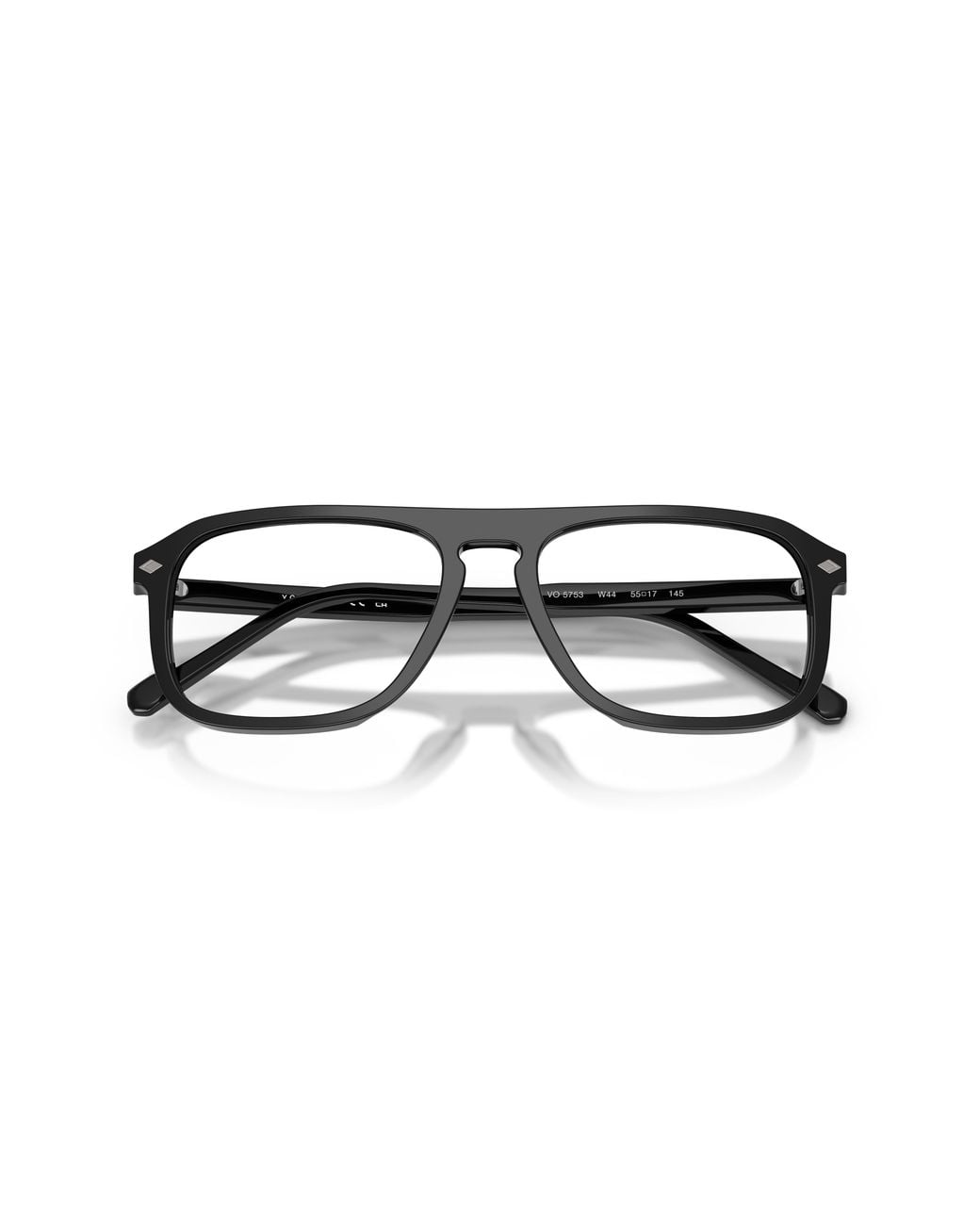 Vogue Eyewear Black Vo5753 W44 Optical Frames Acetate Transparent Pillow Normal for men