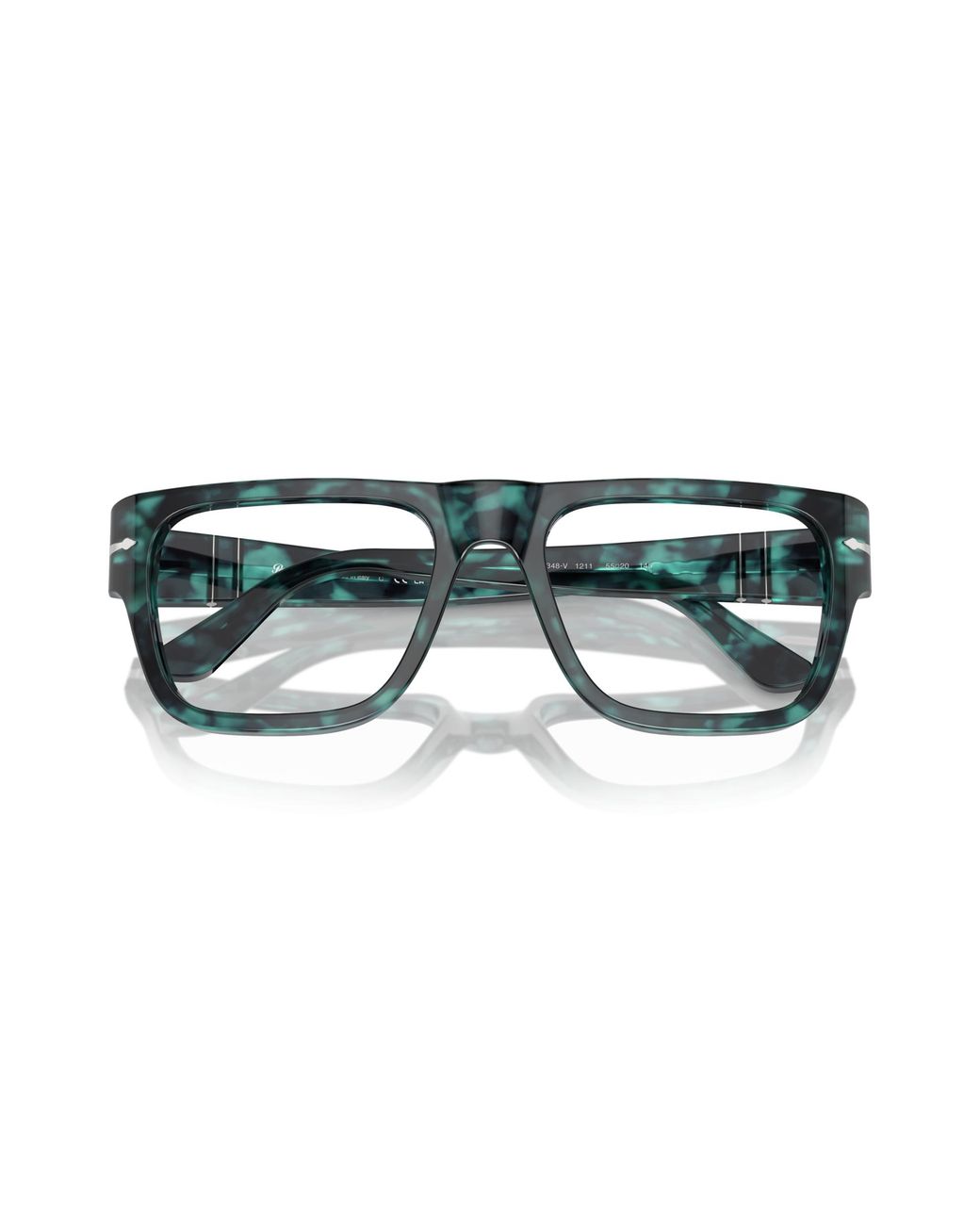Persol Black Po3348V 1211 Optical Frames Acetate Transparent Squared Normal