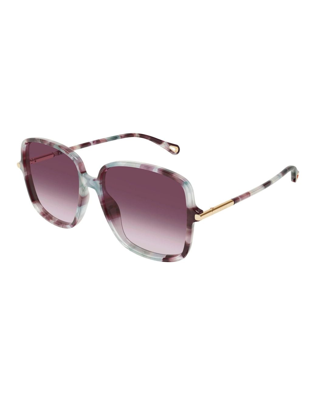 Chloé Black Ch0396S 004 Sunglasses Acetate Squared Nuanced