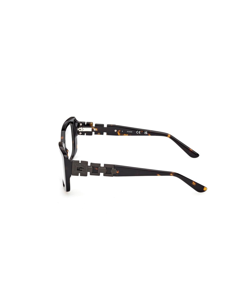 Guess Black Gu50322 052 Optical Frames Acetate Squared Normal