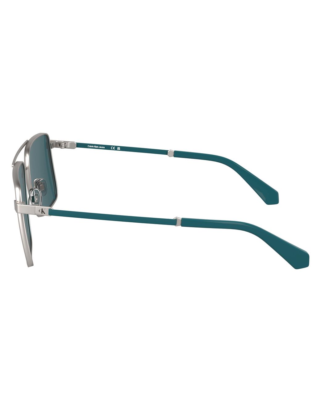 Calvin Klein Black Ckj25201S 016 Sunglasses Metal Pilot Normal for men