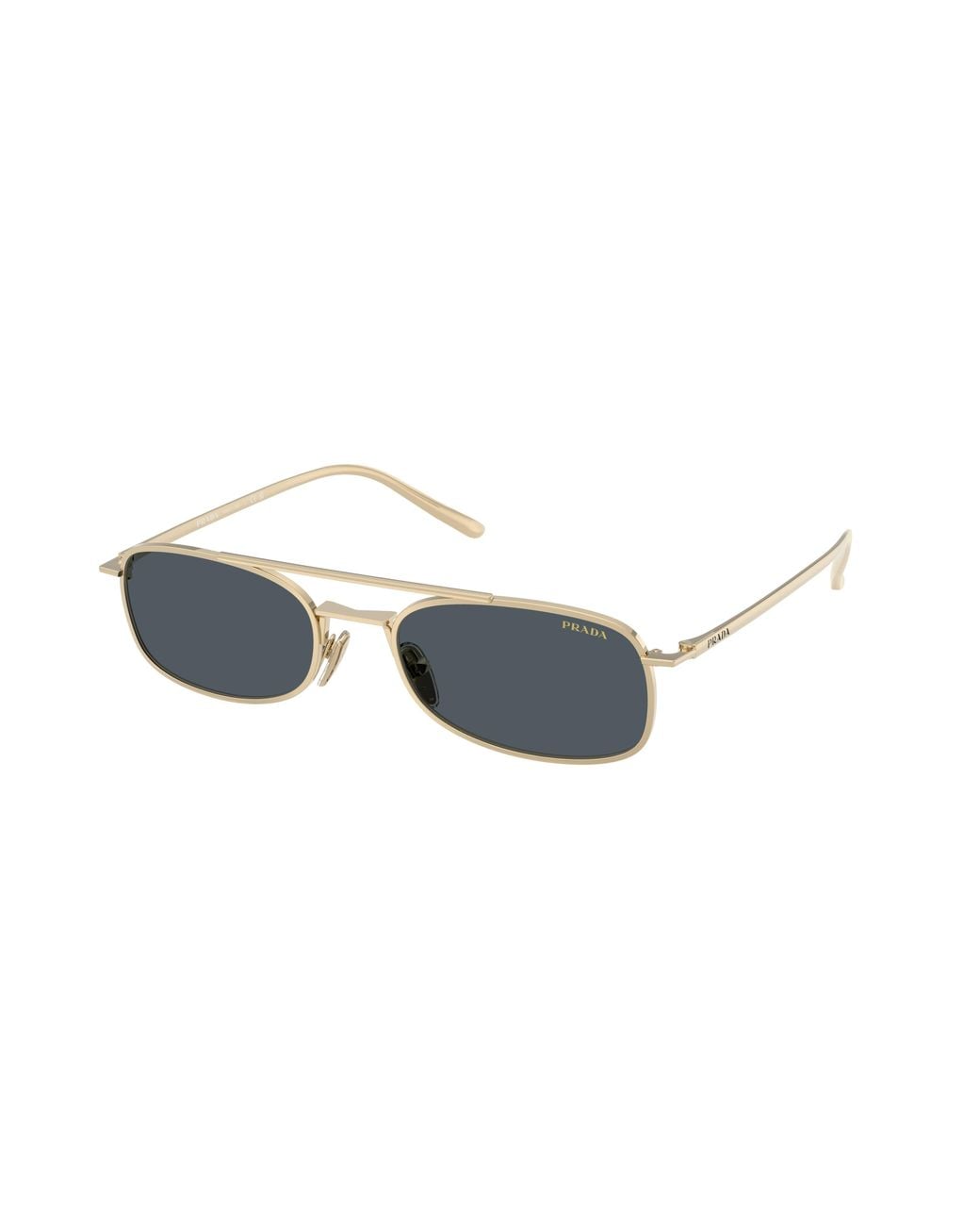 Prada Black Pr D59S Zvn70B Sunglasses Metal Pillow Normal for men