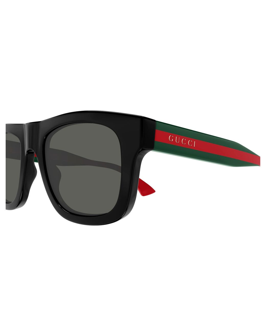 Gucci Black Gg1991S 001 Sunglasses Acetate Squared for men
