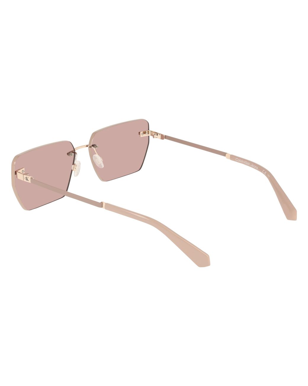 Calvin Klein Black Ckj25207S 722 Sunglasses Metal Squared Normal
