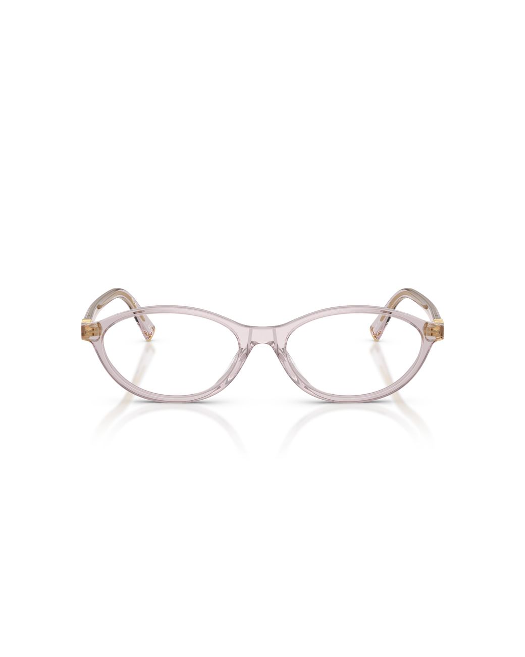 Miu Miu Black Mu 09Xv 12W1O1 Optical Frames Acetate Transparent Round Normal