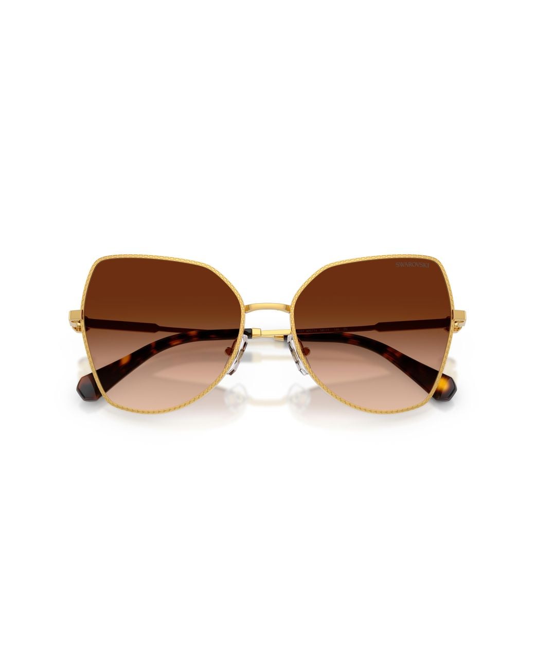 Swarovski Black Sk7037 400774 Sunglasses Metal Butterfly Normal Nuanced