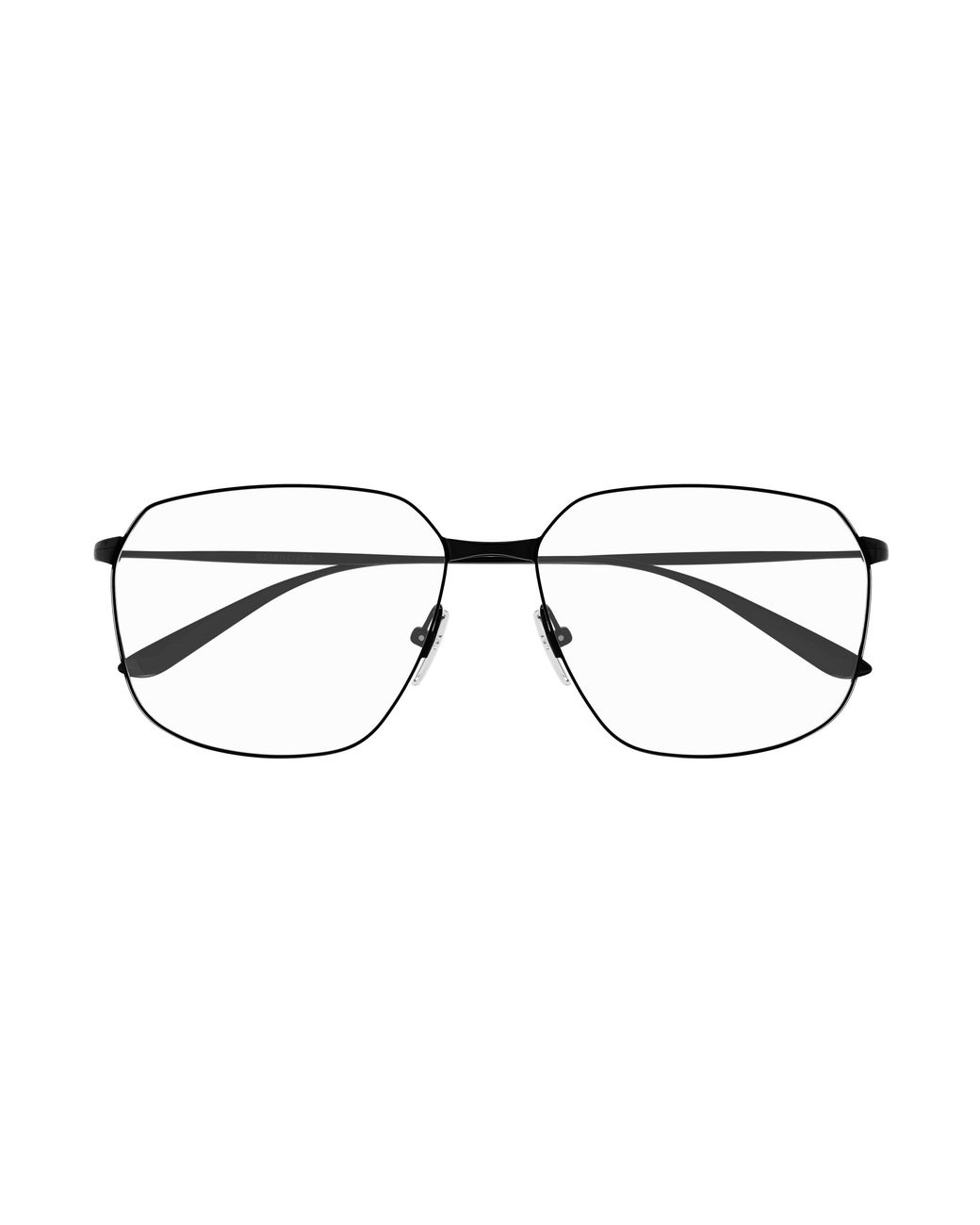 Balenciaga Black Bb0414O 001 Optical Frames Acetate Transparent Squared