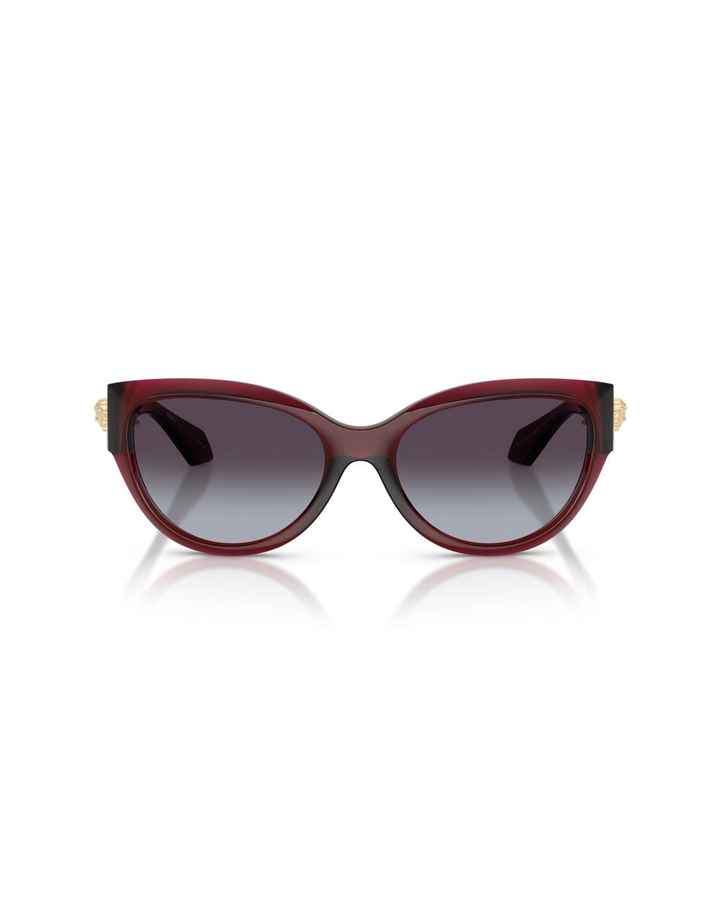 Versace Black Ve4524U 388/8G Sunglasses Injected Cat Eye Normal Nuanced