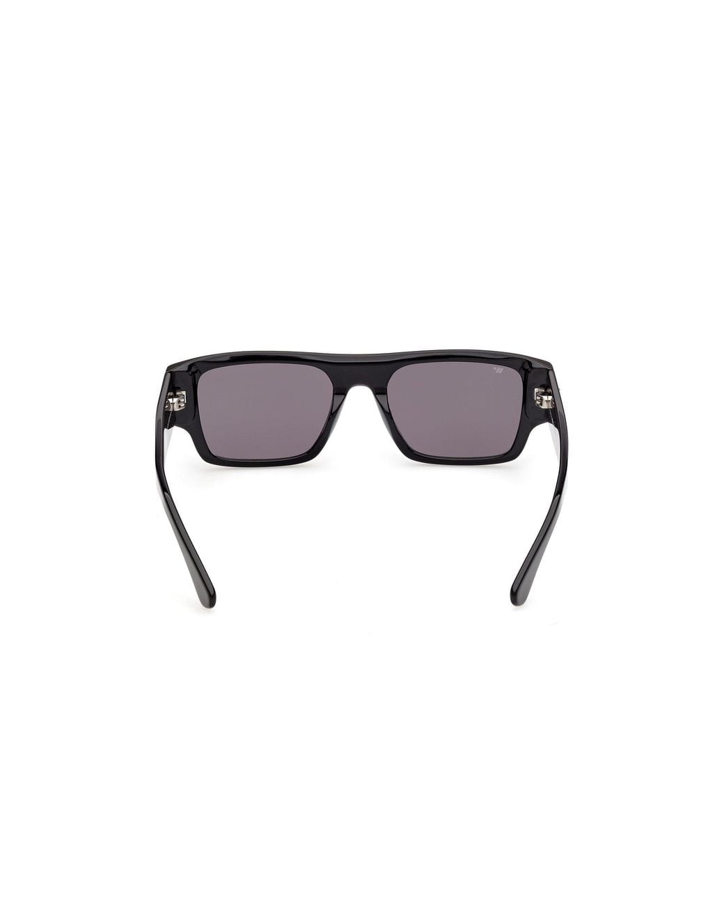 Web Black We0401 01A Sunglasses Acetate Smoke Squared Normal for men