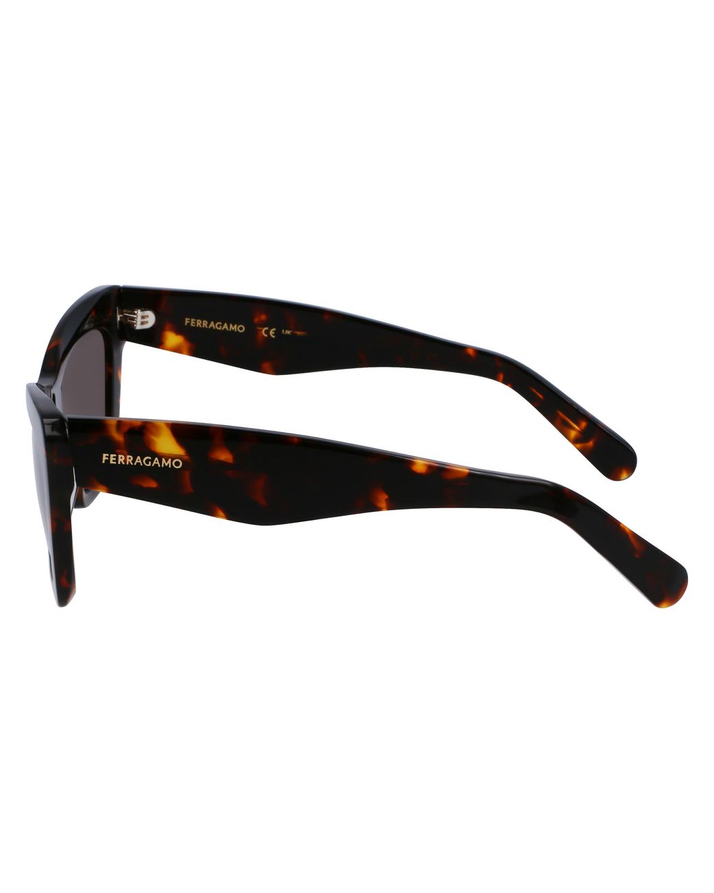Ferragamo Black Sf929Sn 242 Sunglasses Acetate Butterfly Normal Normal