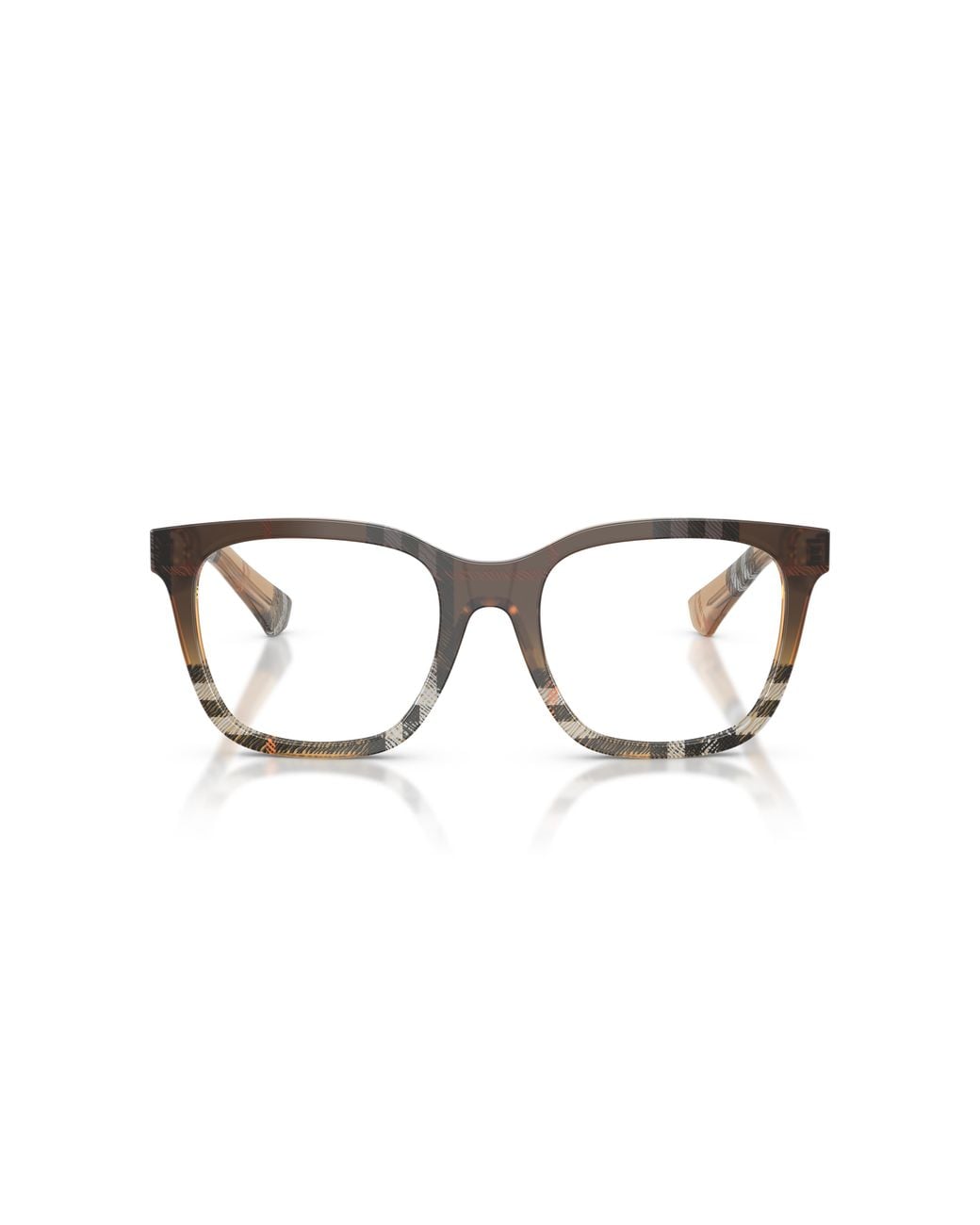 Burberry Black Be2455 4202 Optical Frames Acetate Transparent Squared Normal