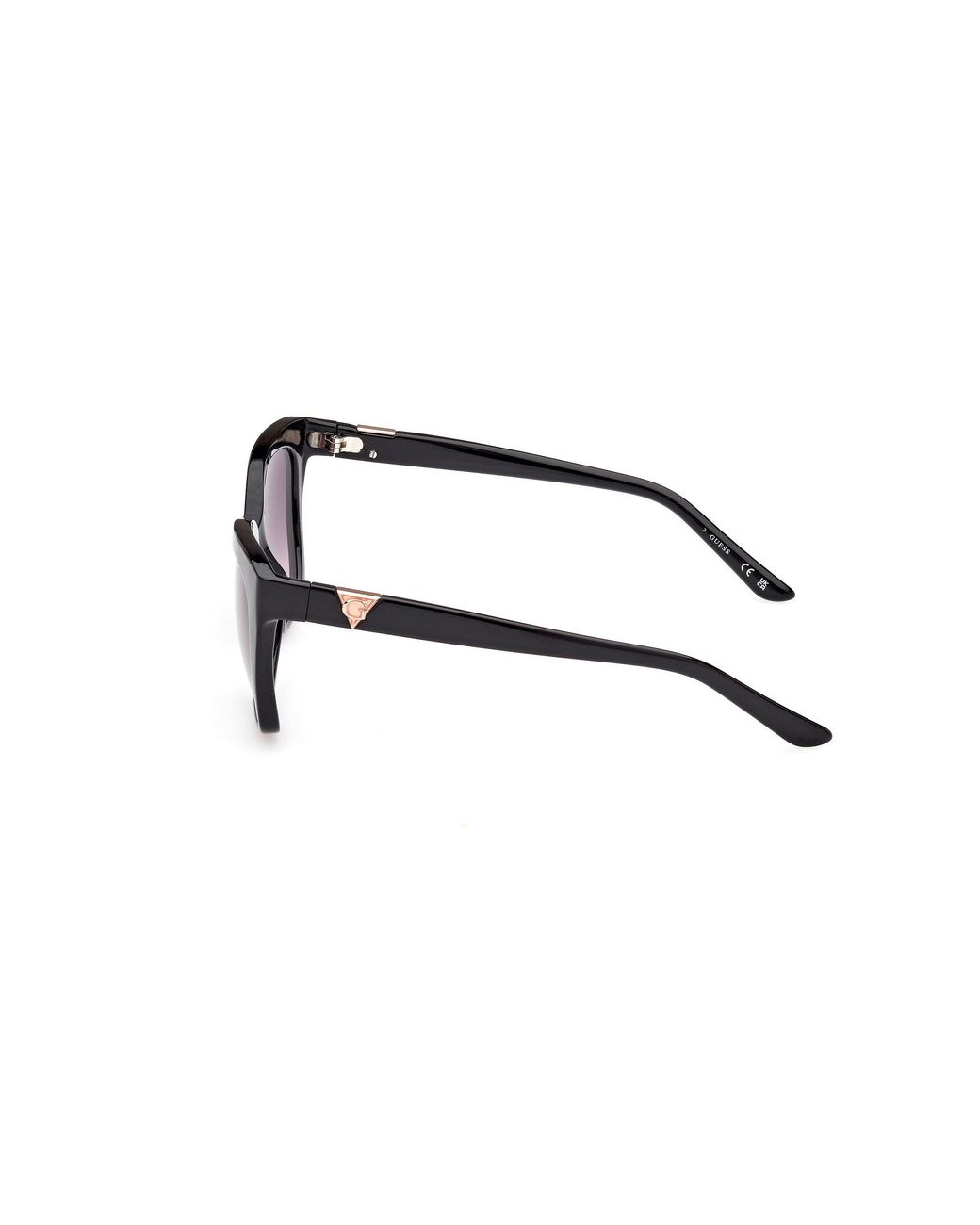 Guess Black Gu7878 01B Sunglasses Injected Smoke Squared Normal Shaded