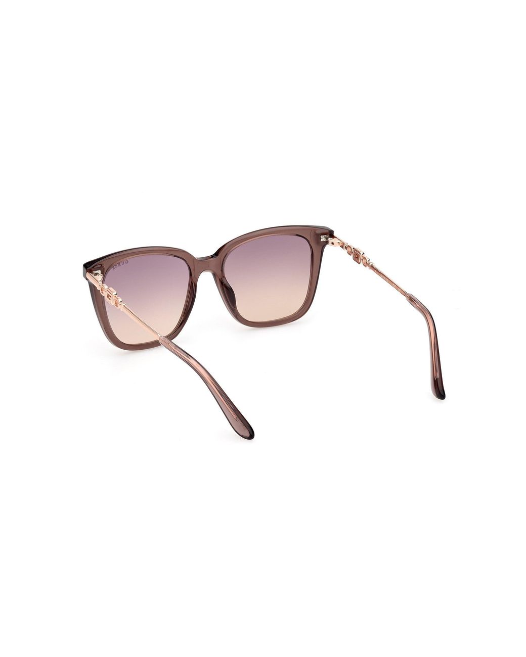 Guess Black Gu7886 59Z Sunglasses Injected Squared Normal Shaded