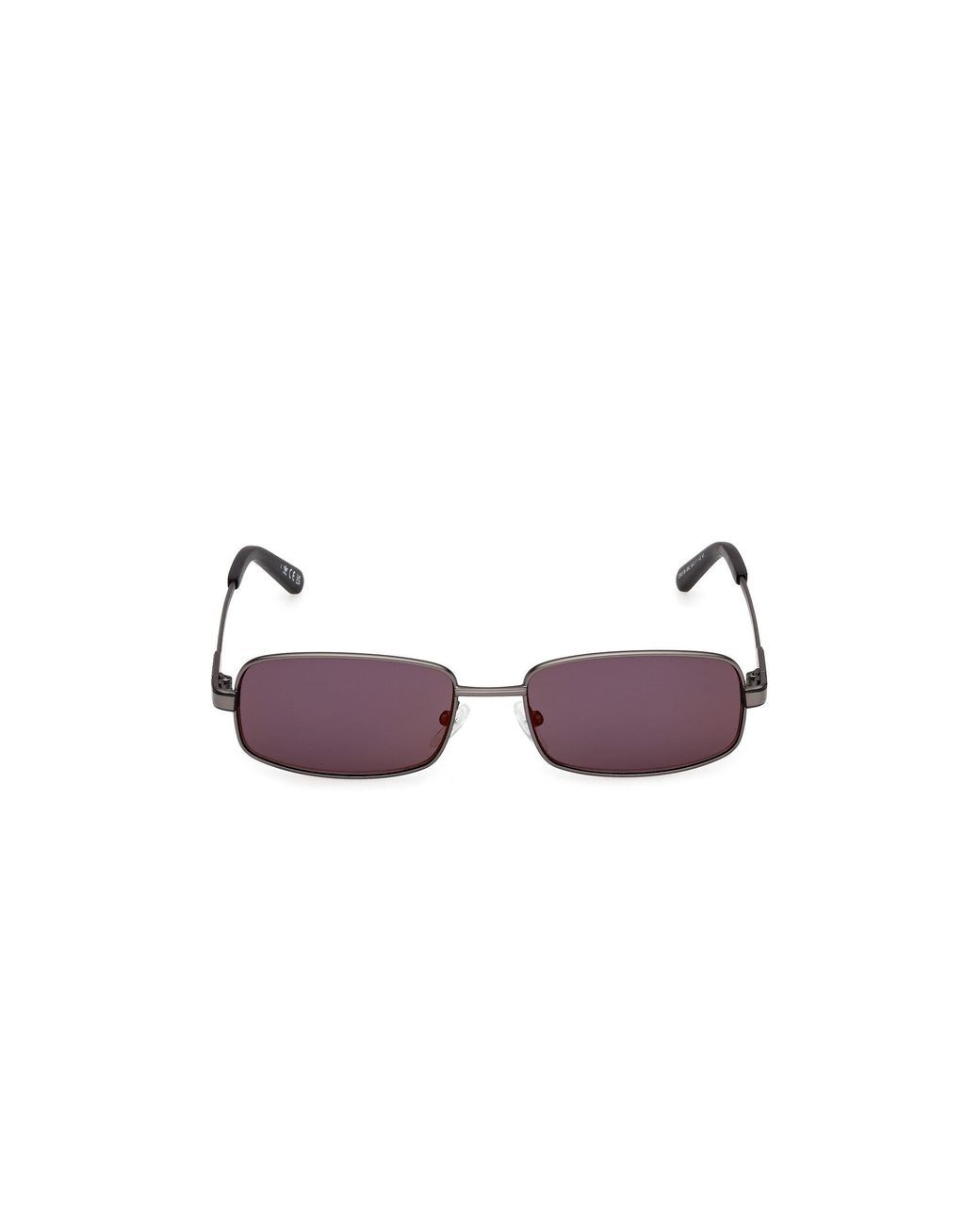 Adidas Black Or0138 09U Sunglasses Metal Bordeaux Squared Normal