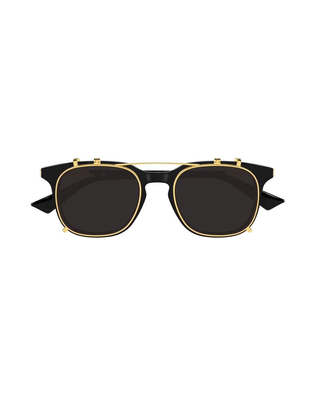Bottega Veneta Black Bv1429S 001 Sunglasses Acetate Transparent Squared for men