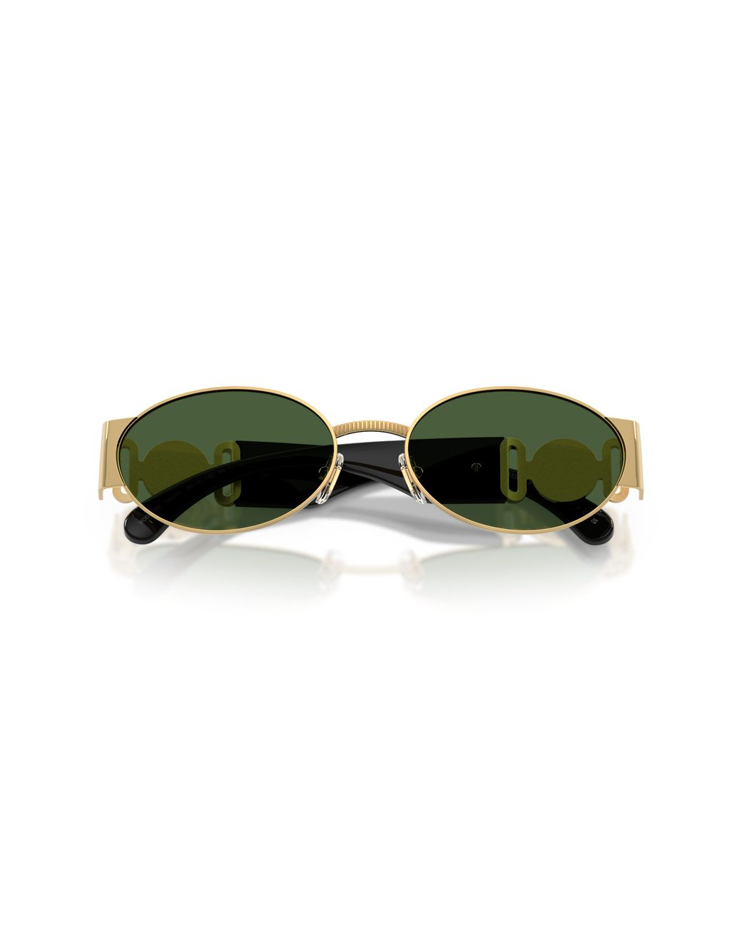 Versace Green Ve2299 100271 Sunglasses Metal Round Normal for men