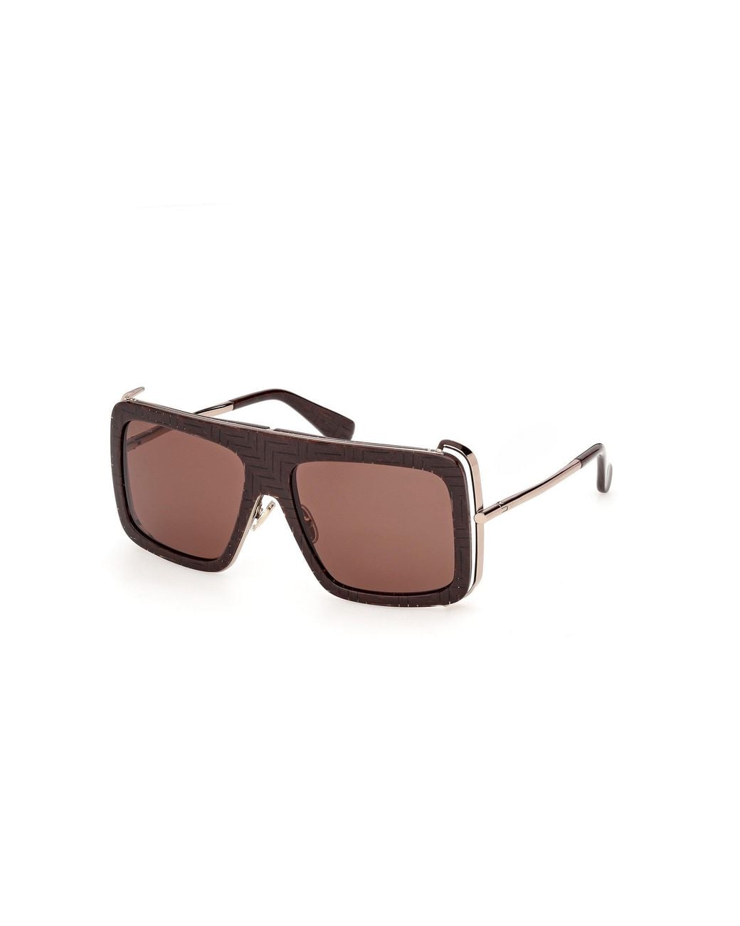 Max Mara Black Mm0119 Jean 50E Sunglasses Acetate Squared Normal