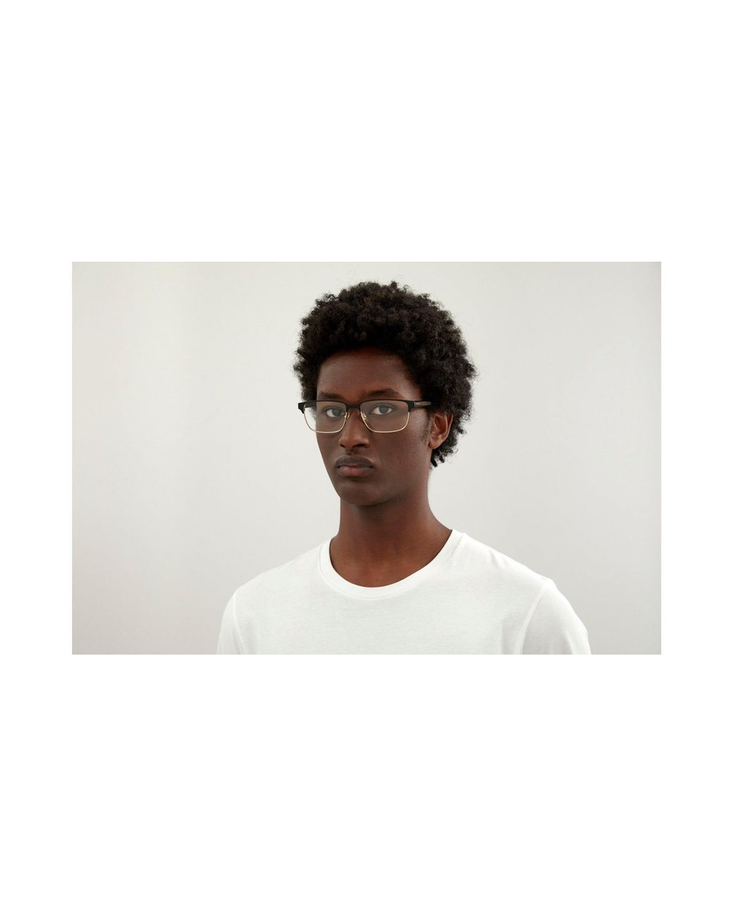 Gucci Black Gg0383O 004 Optical Frames Metal Squared for men