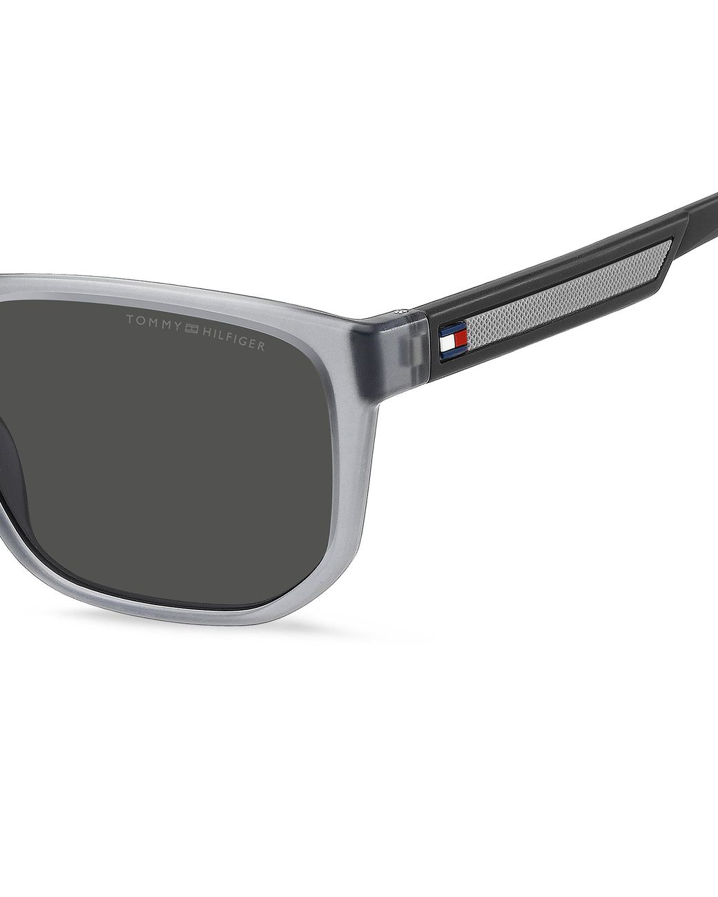 Tommy Hilfiger Black Th 2200/S Kb7/Ir Sunglasses Eco-Poliame Squared Normal for men
