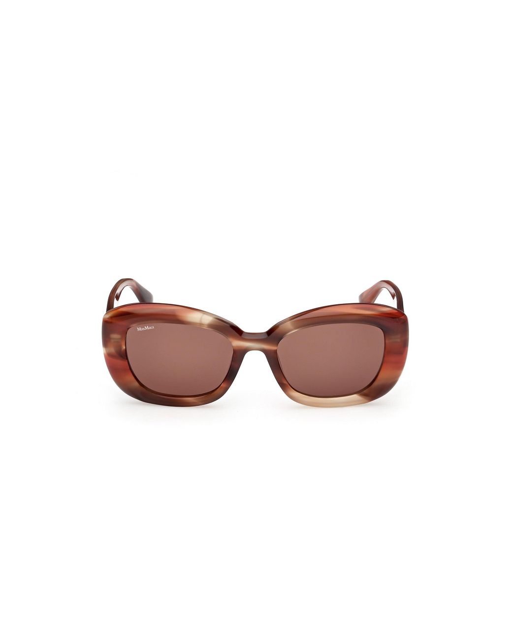 Max Mara Orange Mm0170 Elizabeth 1 68E Sunglasses Acetate Round Normal